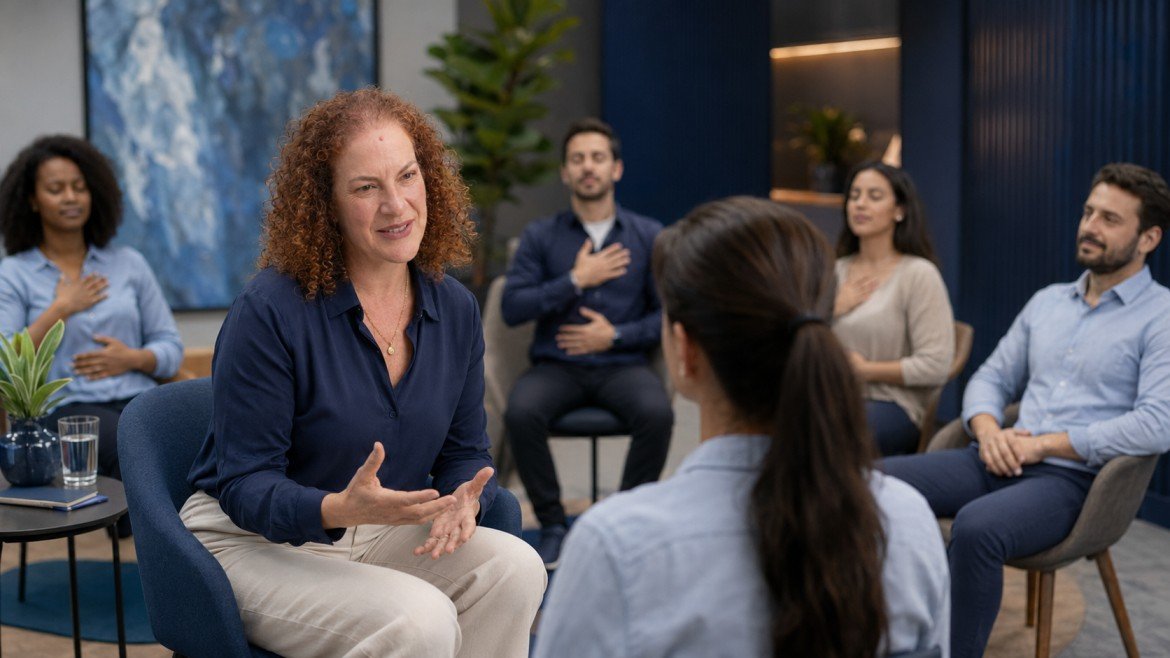Programas de bem-estar corporativo, yoga laboral e atendimento terapêutico em Campos do Jordão